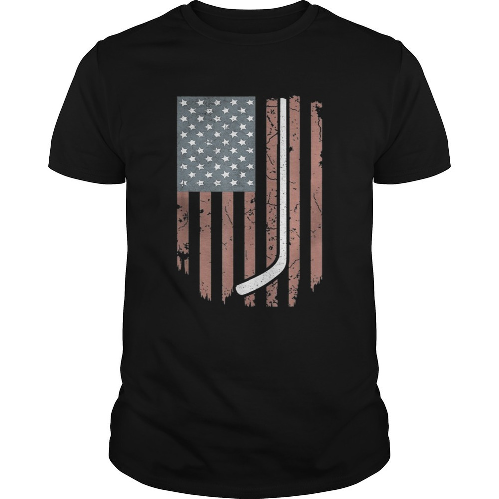 American Flag Hockey Clothing 4Th July Shirt